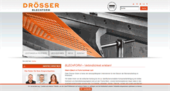 Desktop Screenshot of blechform-koeln.de